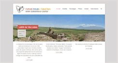 Desktop Screenshot of espoirpourlarmenie.org